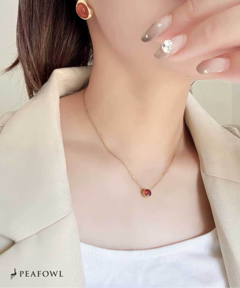 Birthstone Color Necklace