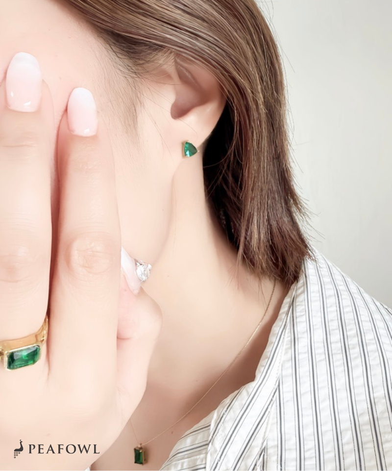 Triangle Green Pierce