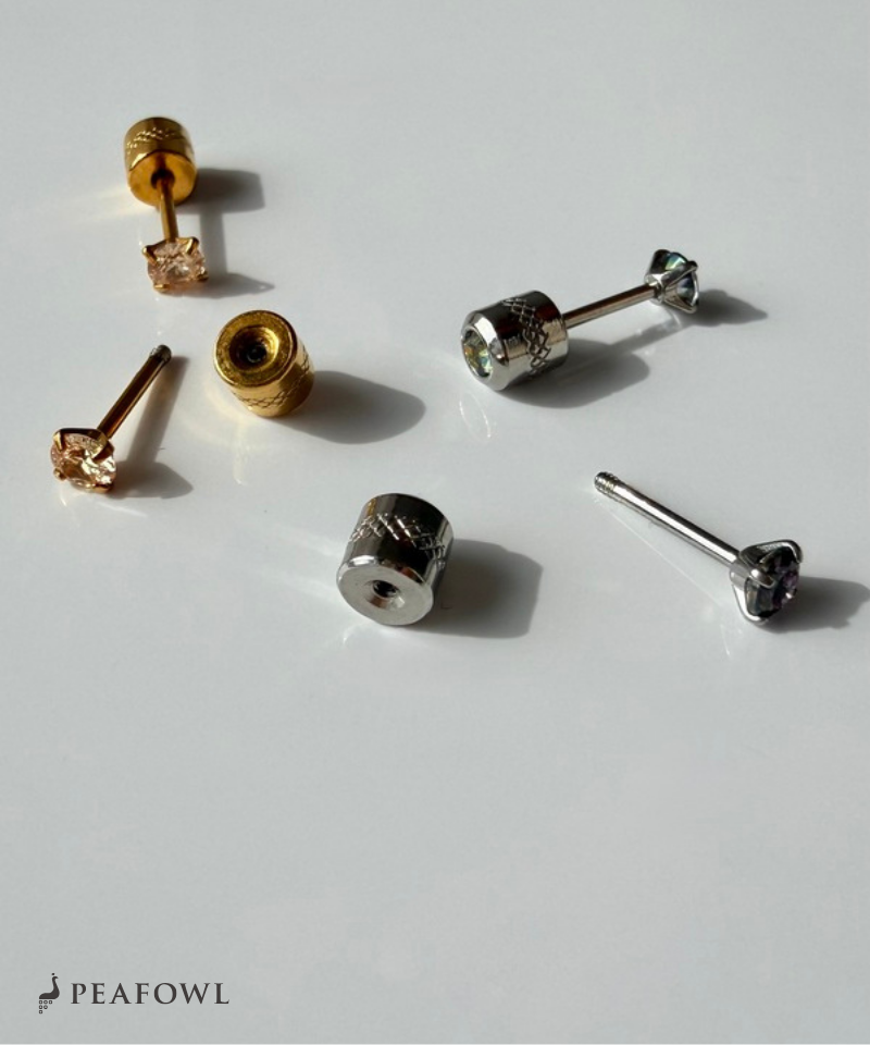 3mm Zircon Single Pierce