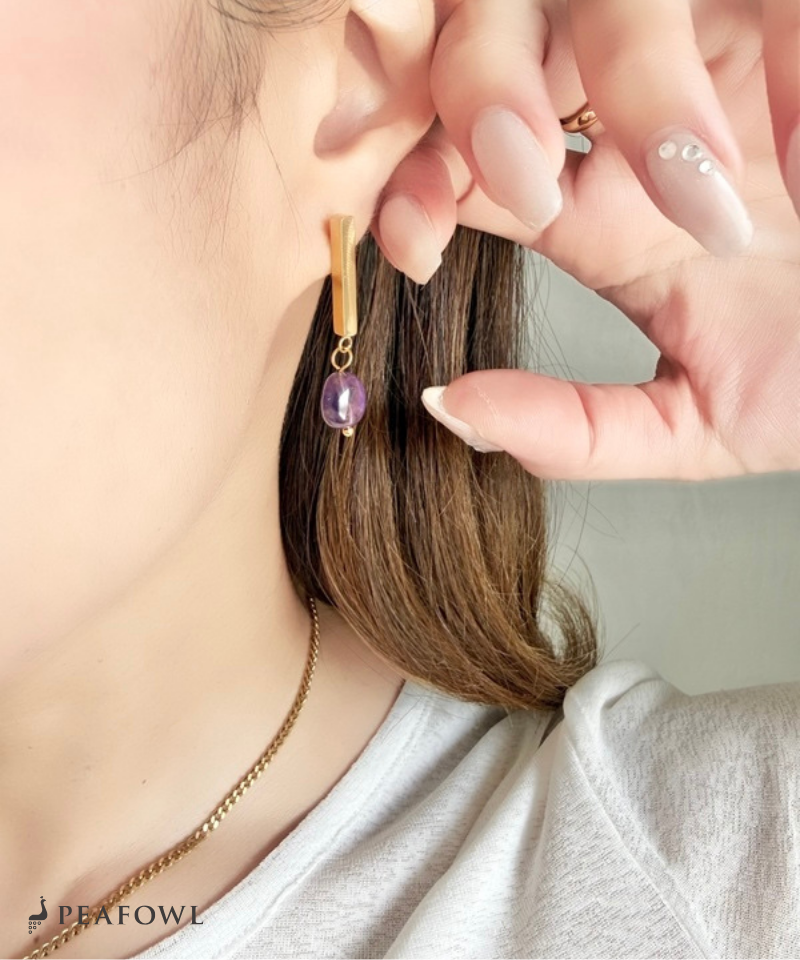 Stone Metal Bar Pierce