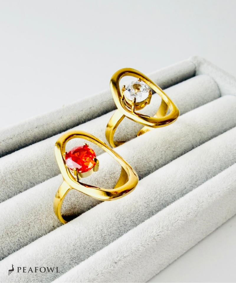 Floating Stone Ring