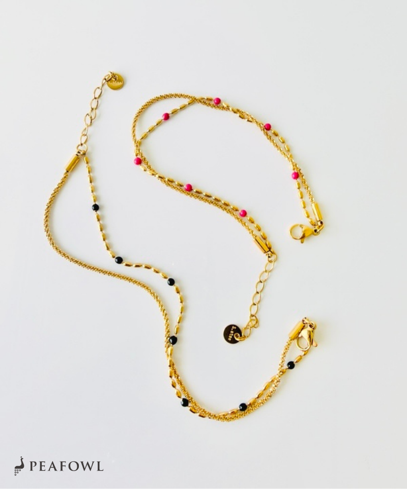 Bead Mix Chain Bracelet