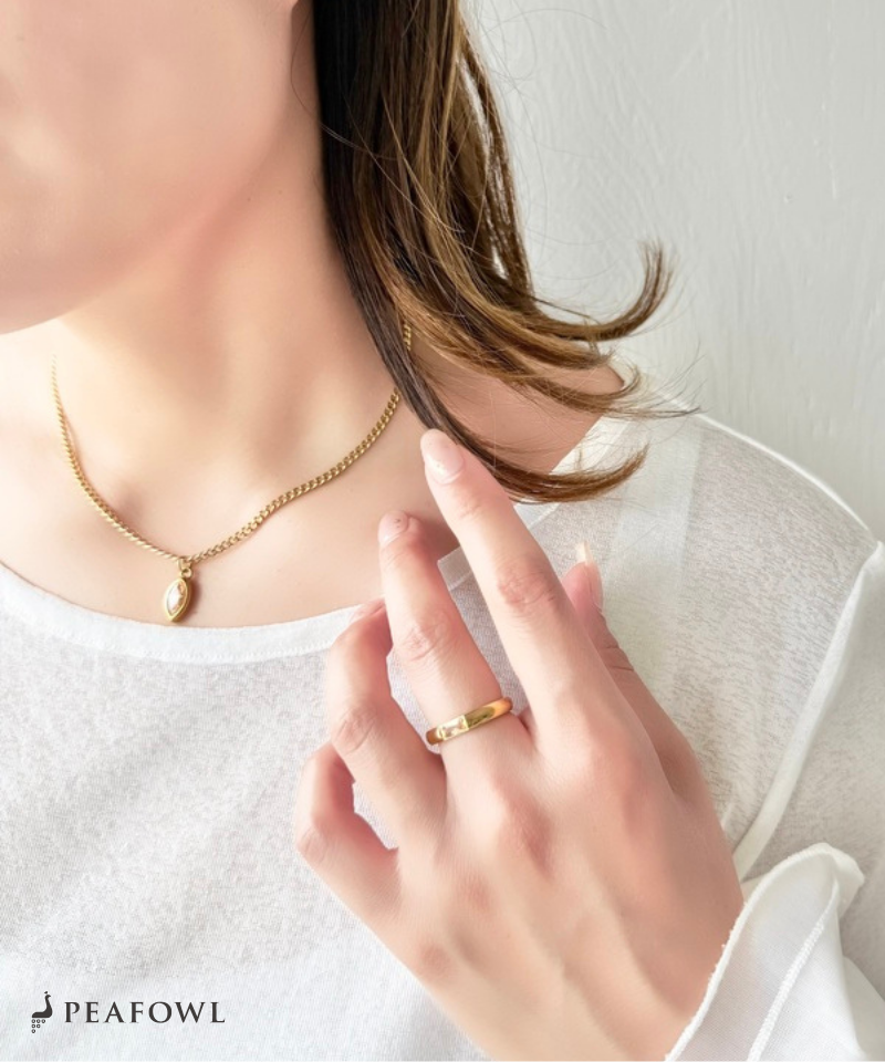 Rectangle Color Bijou Ring