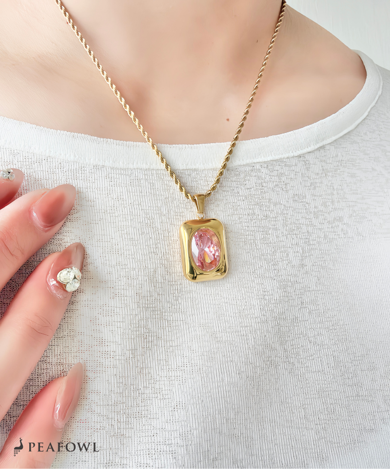 Rope Stone Necklace