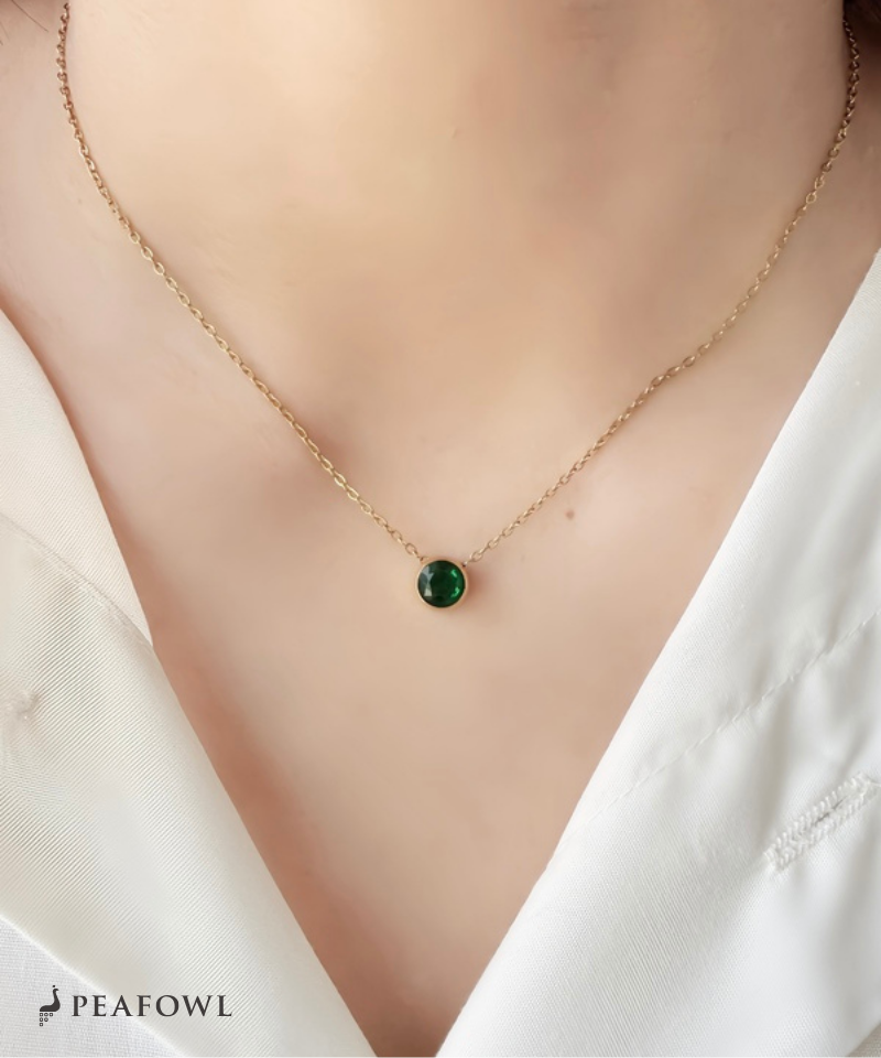 Birthstone Color Necklace