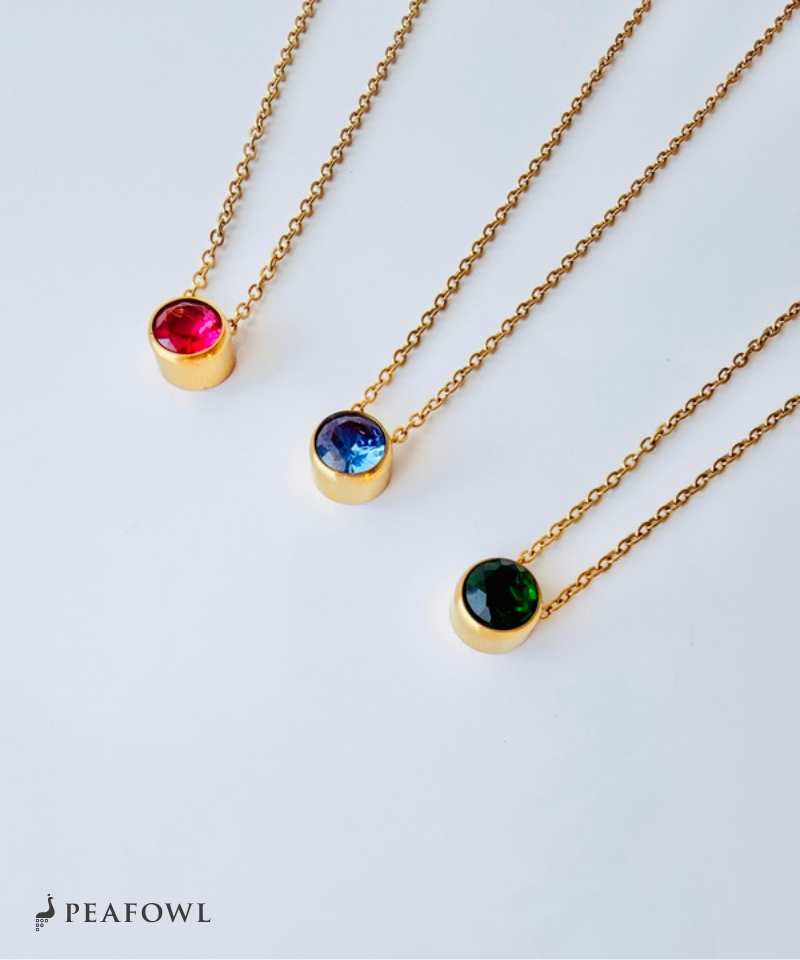 Birthstone Color Necklace