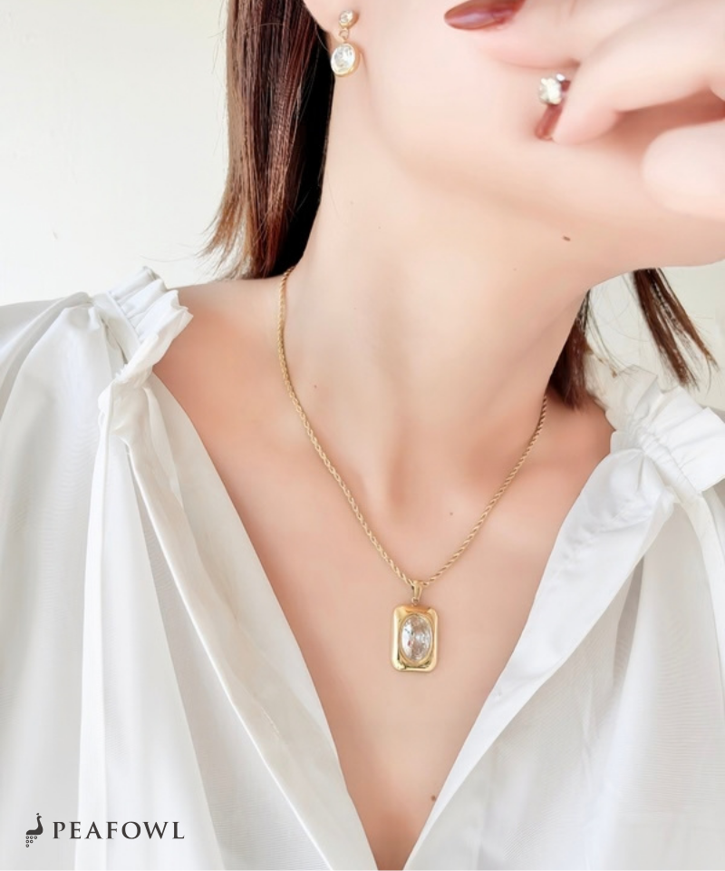 Rope Stone Necklace