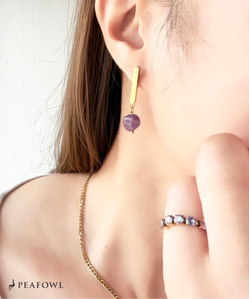 Stone Metal Bar Pierce