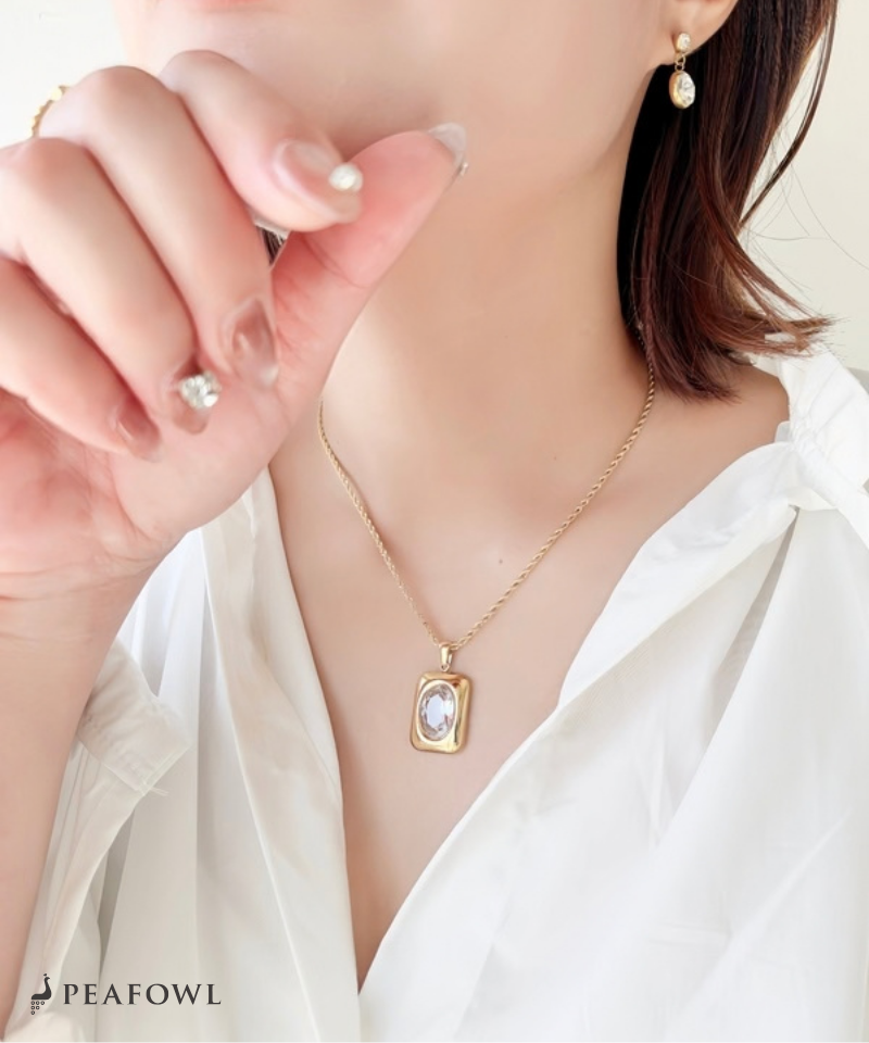 Rope Stone Necklace