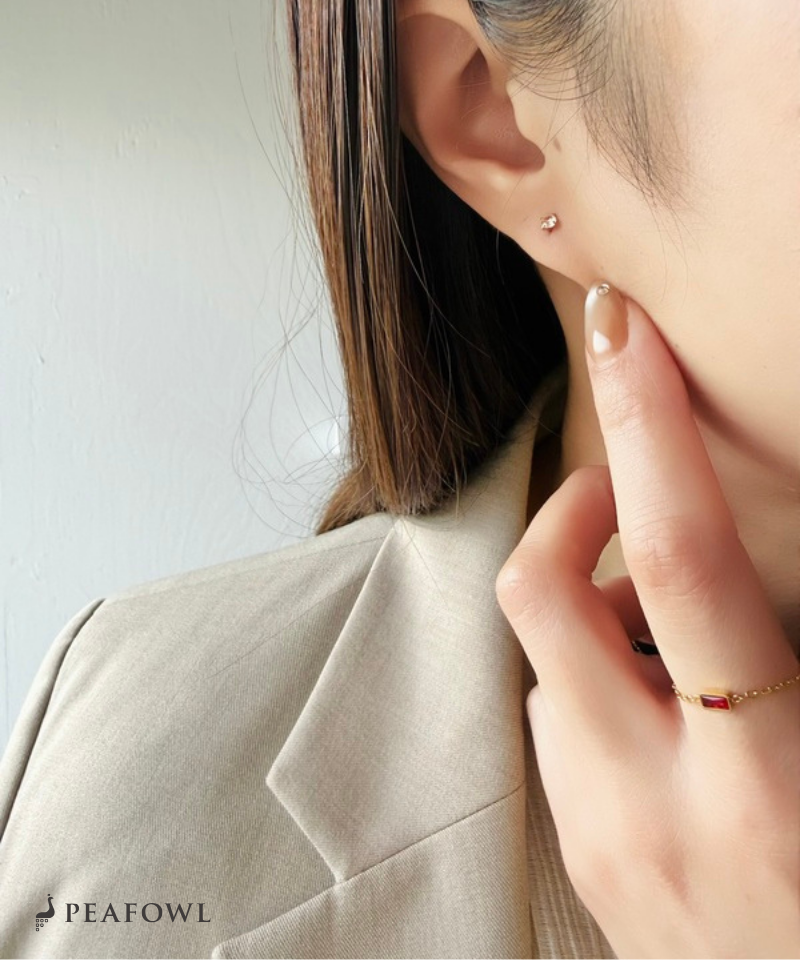 3mm Zircon Single Pierce