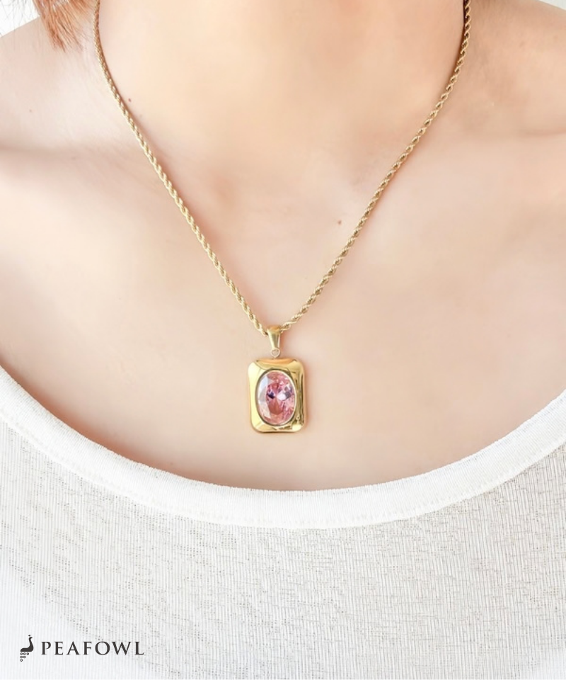 Rope Stone Necklace