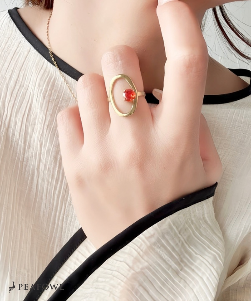 Floating Stone Ring