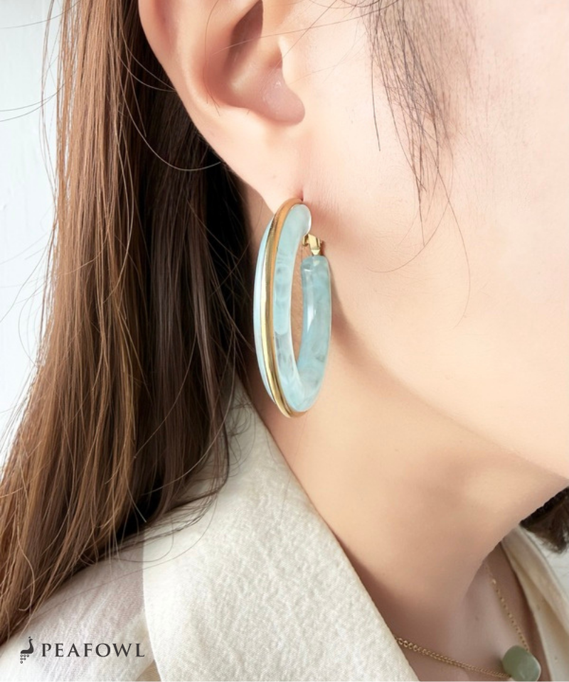 Clear Color Hoop Pierce