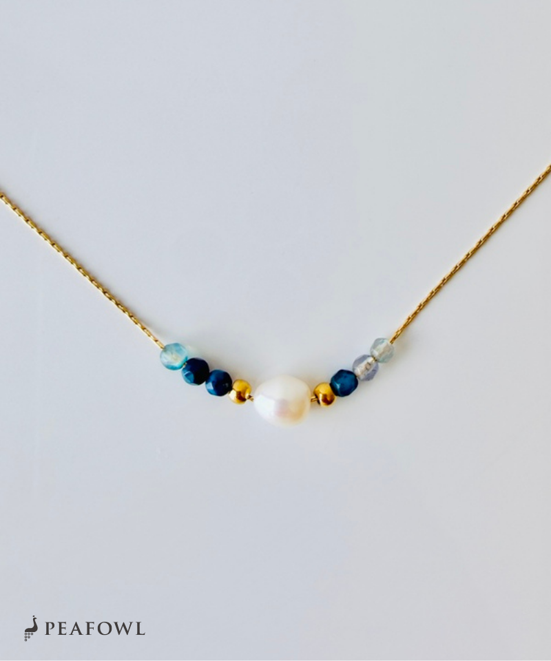Pearl Bijou Line Necklace