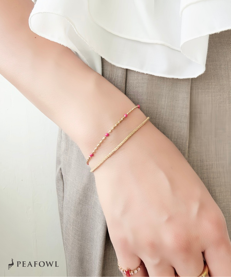 Bead Mix Chain Bracelet