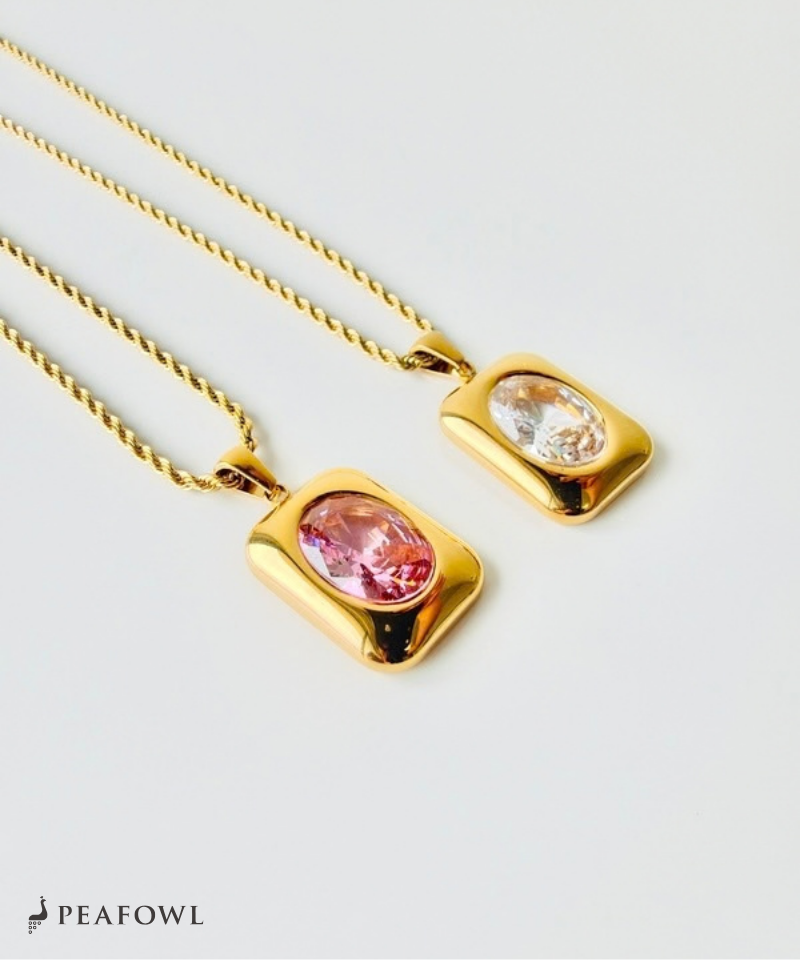 Rope Stone Necklace