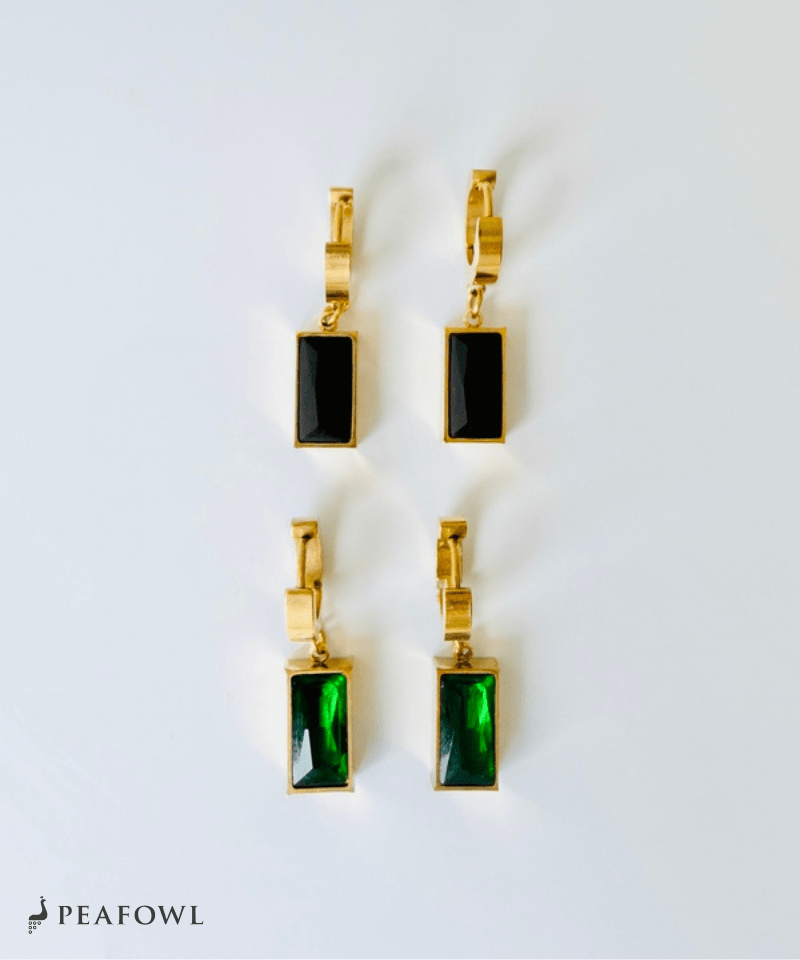 Block Hoop Pierce - peafowl