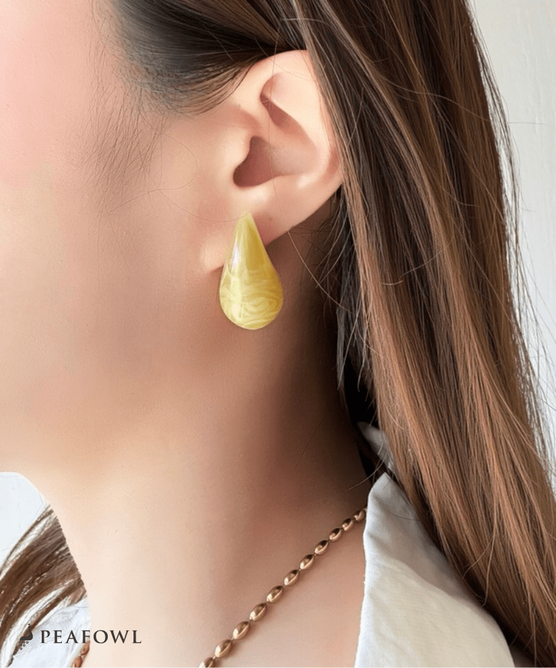 Drop Color Pierce - peafowl