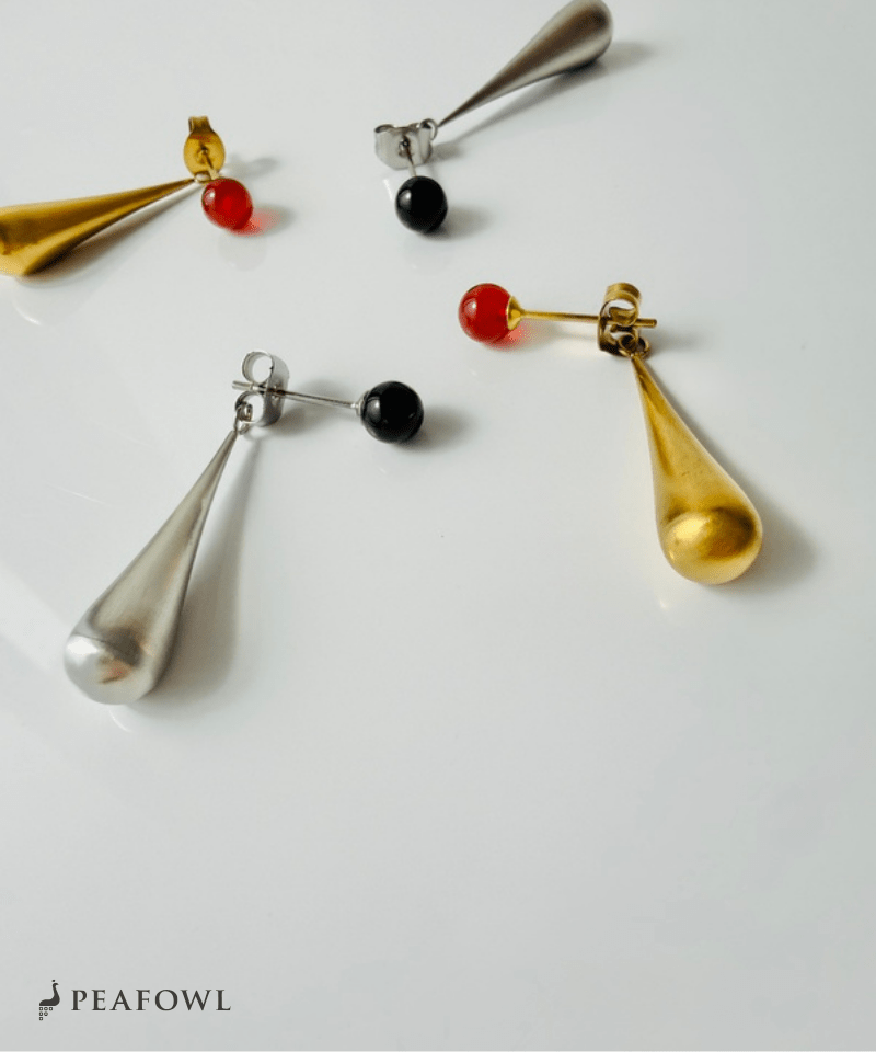 Drop Line Pierce - peafowl