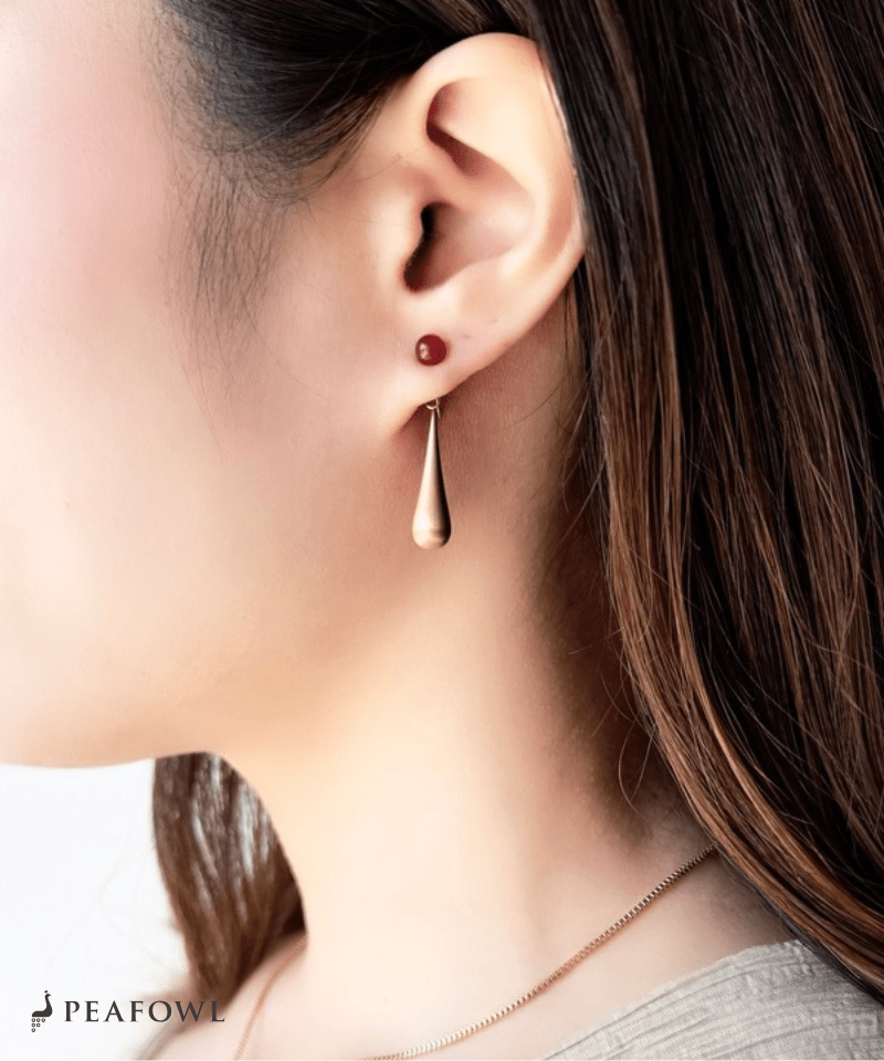 Drop Line Pierce - peafowl
