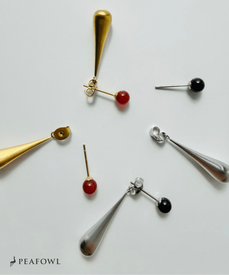 Drop Line Pierce - peafowl