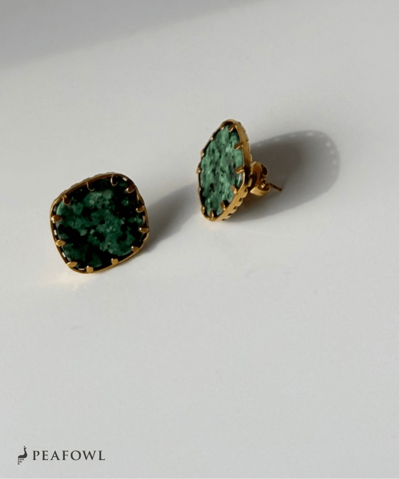 Marble Green Pierce - peafowl