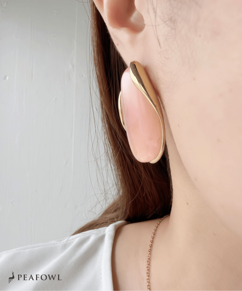 Marble Stone Pierce - peafowl