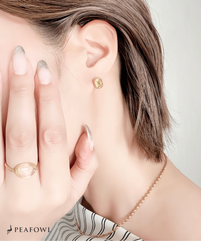 Octagon Flame Pierce - peafowl