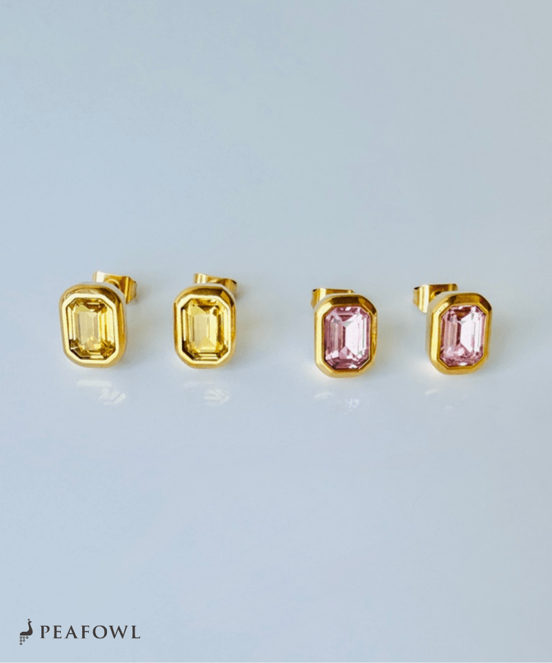 Octagon Flame Pierce - peafowl