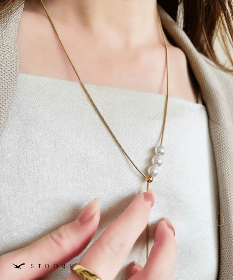 Pearl Slider Necklace