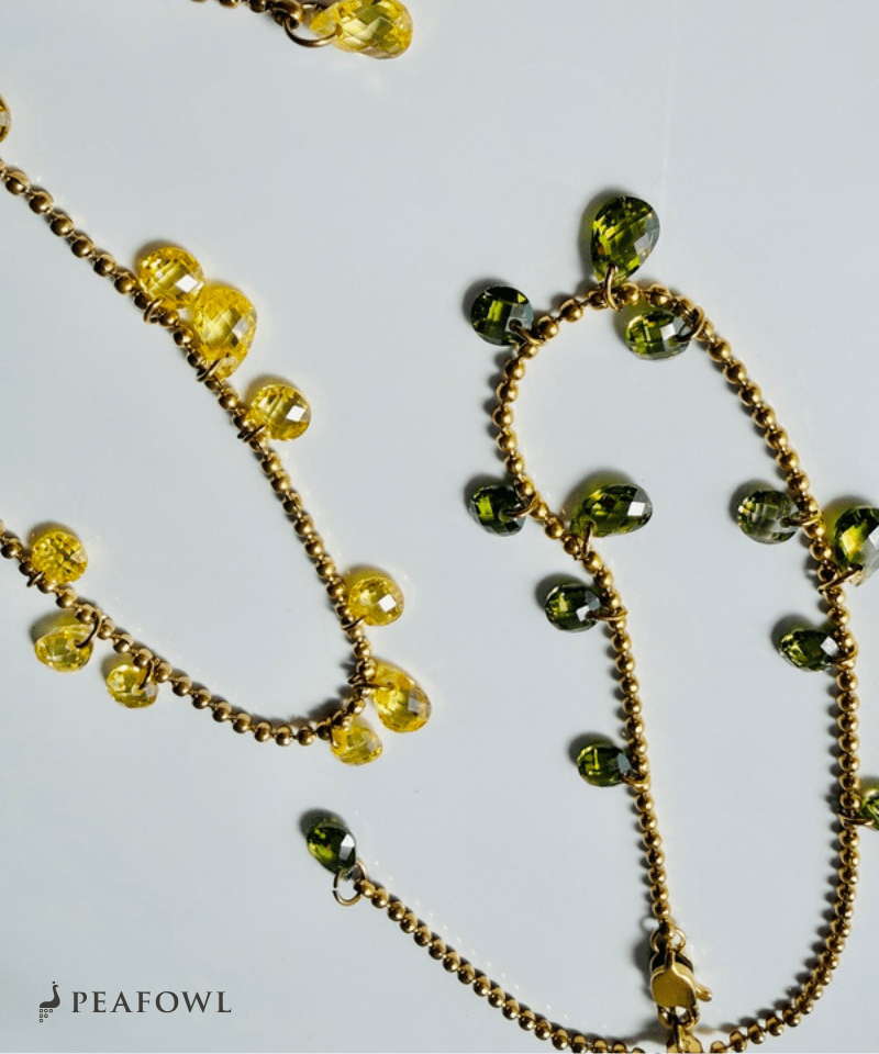 Petite Fruit Bracelet - peafowl