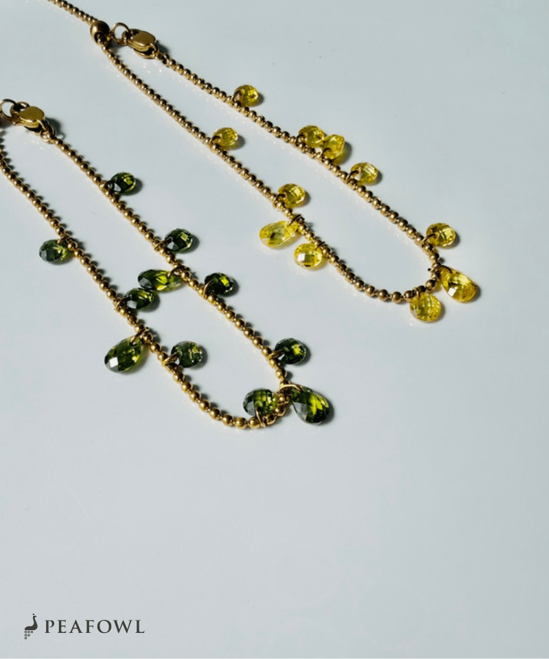 Petite Fruit Bracelet - peafowl