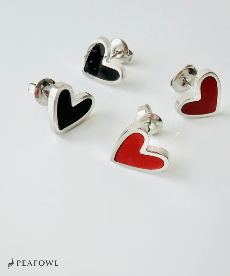 Simple Heart Pierce - peafowl