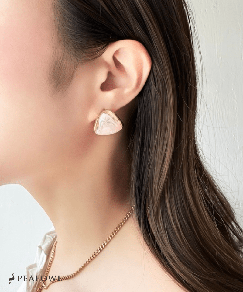 Soft Nuance Stone Pierce - peafowl