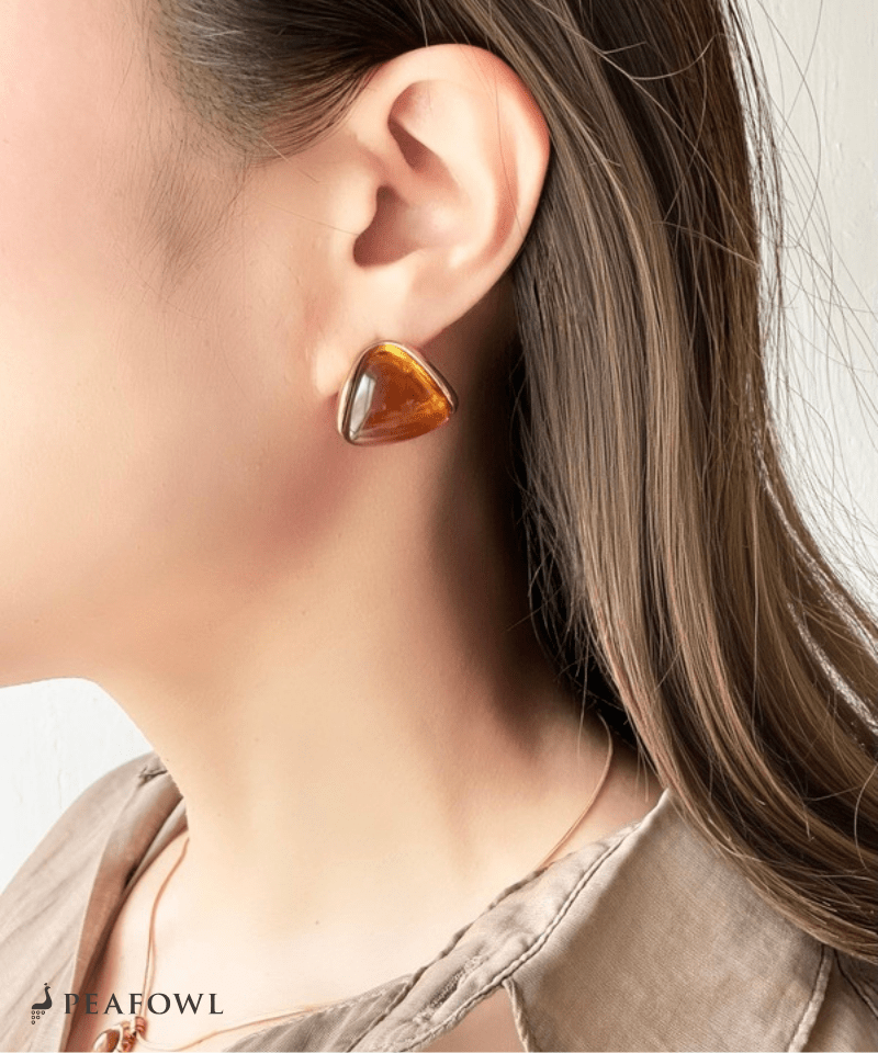 Soft Nuance Stone Pierce - peafowl