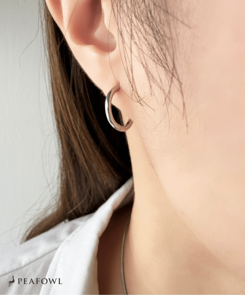 Stone Charm Pierce - peafowl