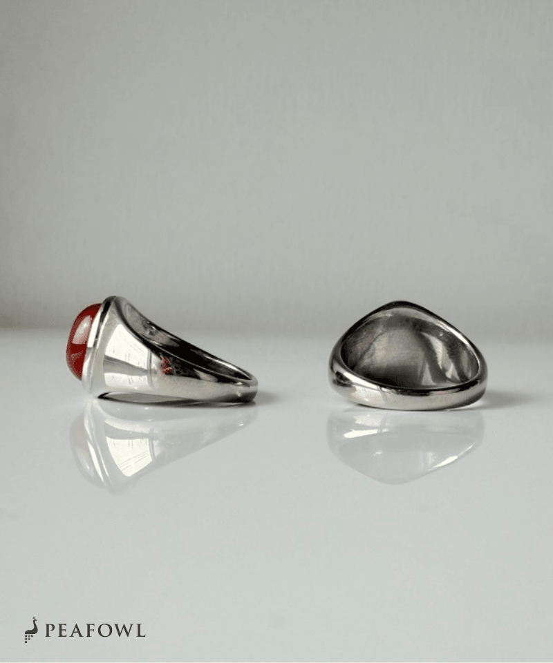 Urban Stone Ring - peafowl