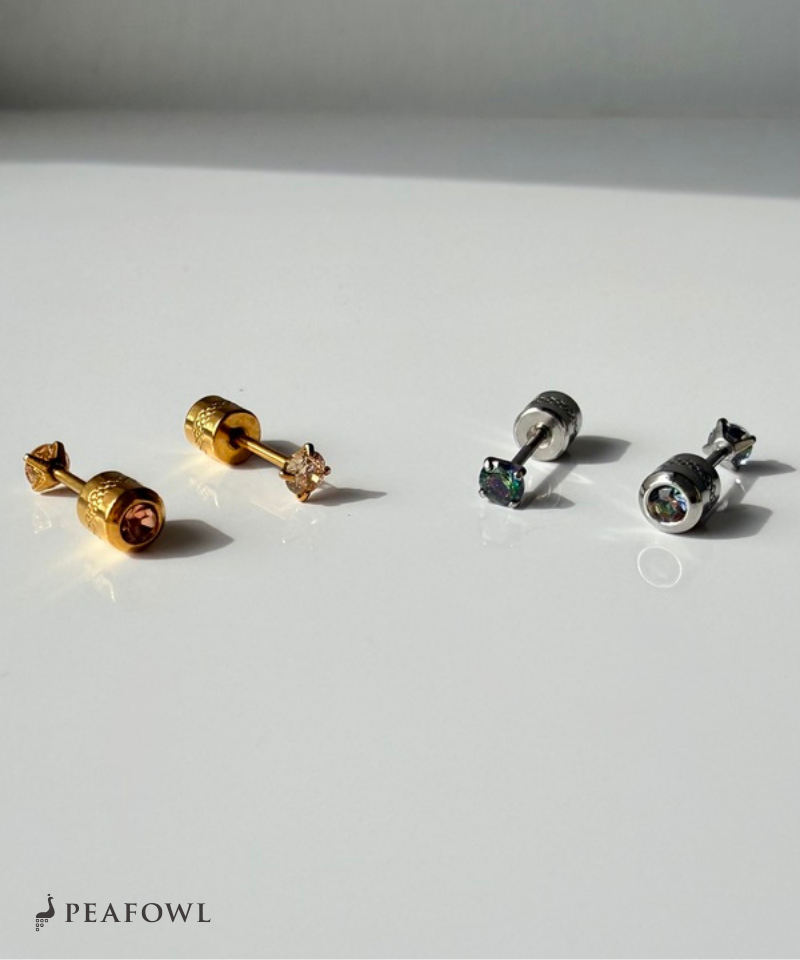3mm Zircon Single Pierce