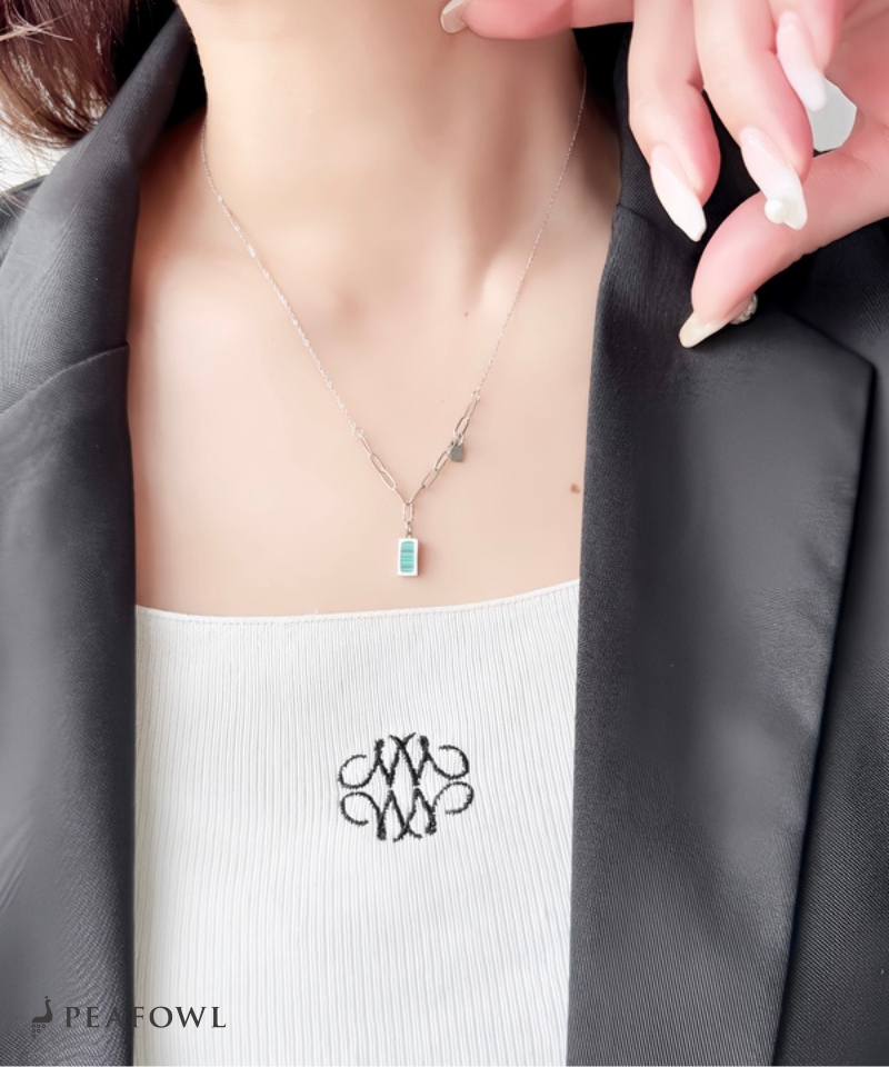 Malachite Bar Necklace
