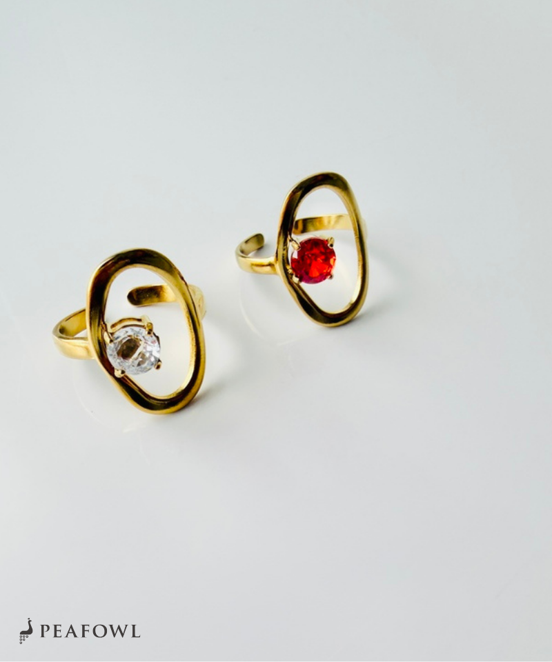 Floating Stone Ring