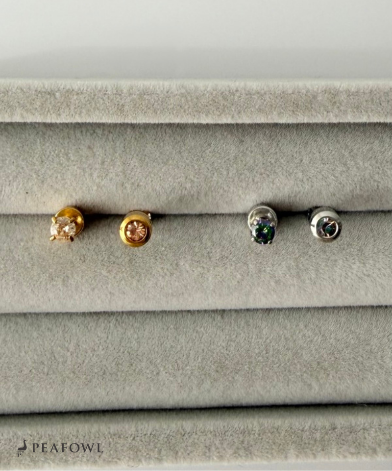 3mm Zircon Single Pierce