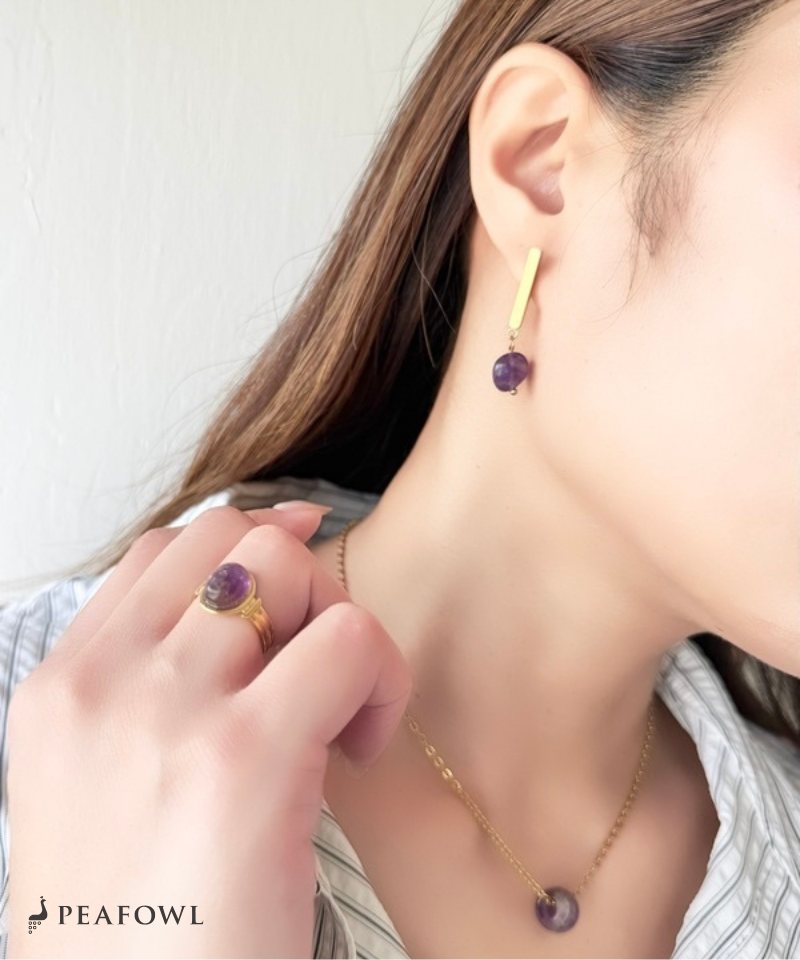Stone Metal Bar Pierce