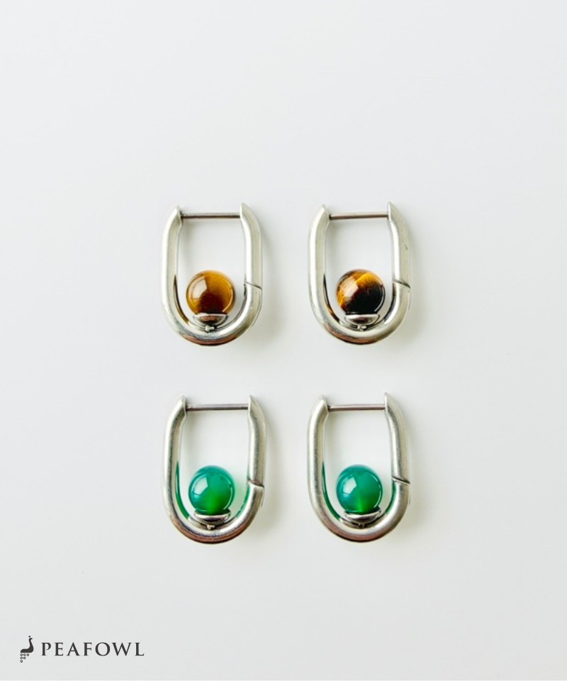 Stone Oval Frame Pierce