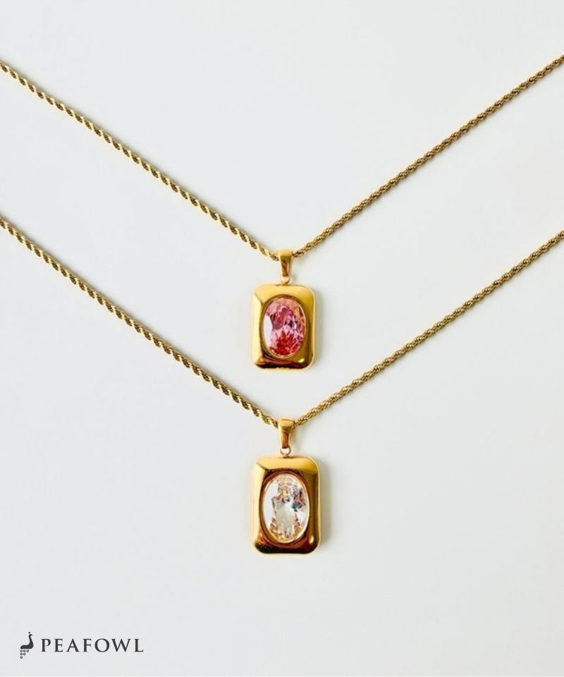 Rope Stone Necklace