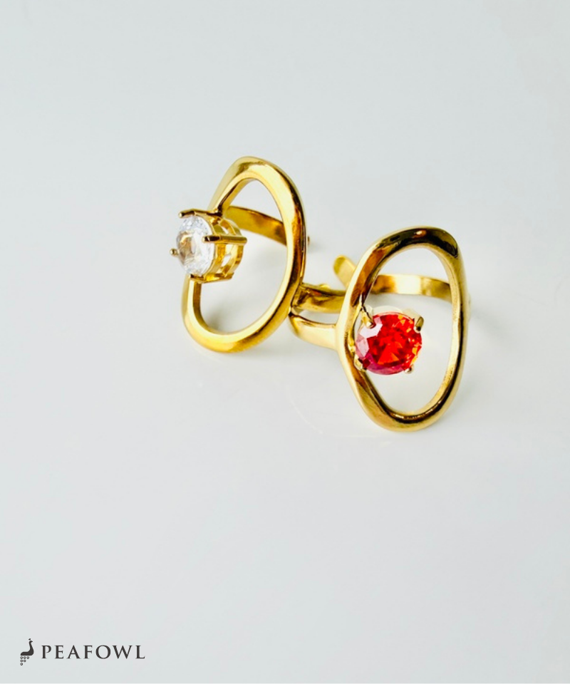 Floating Stone Ring