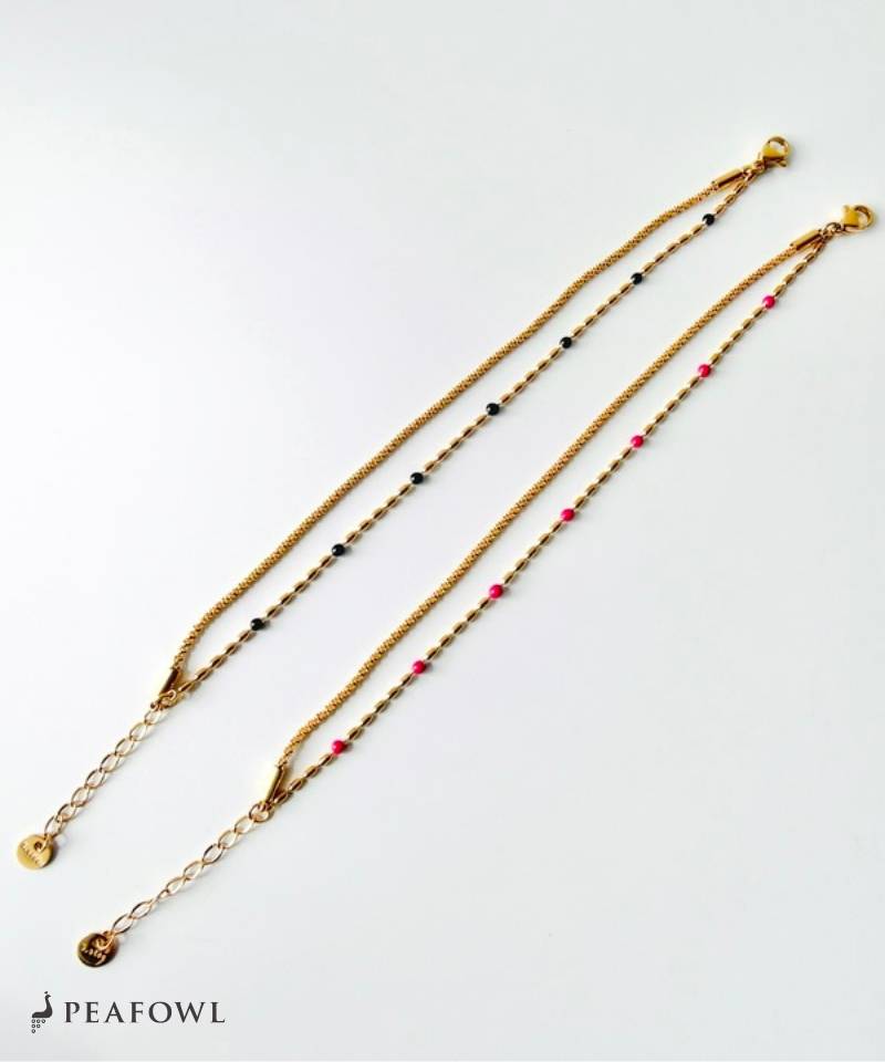 Bead Mix Chain Bracelet