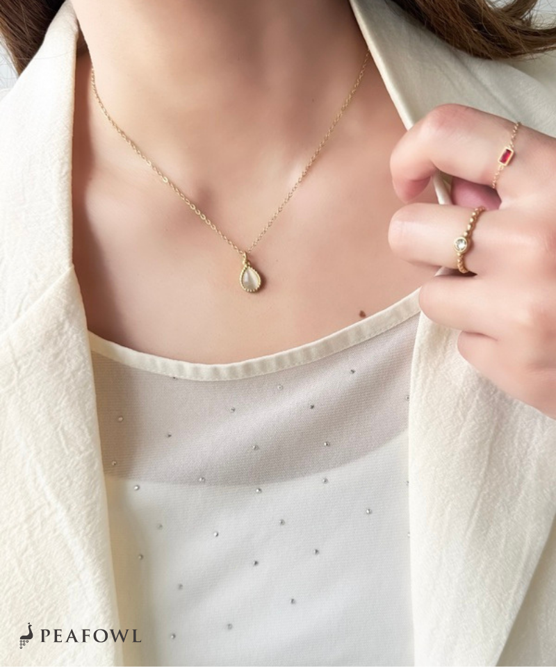 Drop Charm Necklace