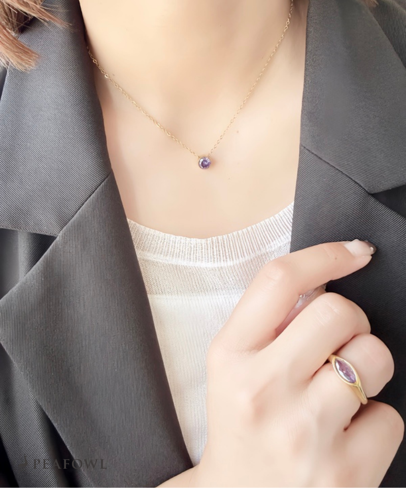 Birthstone Color Necklace