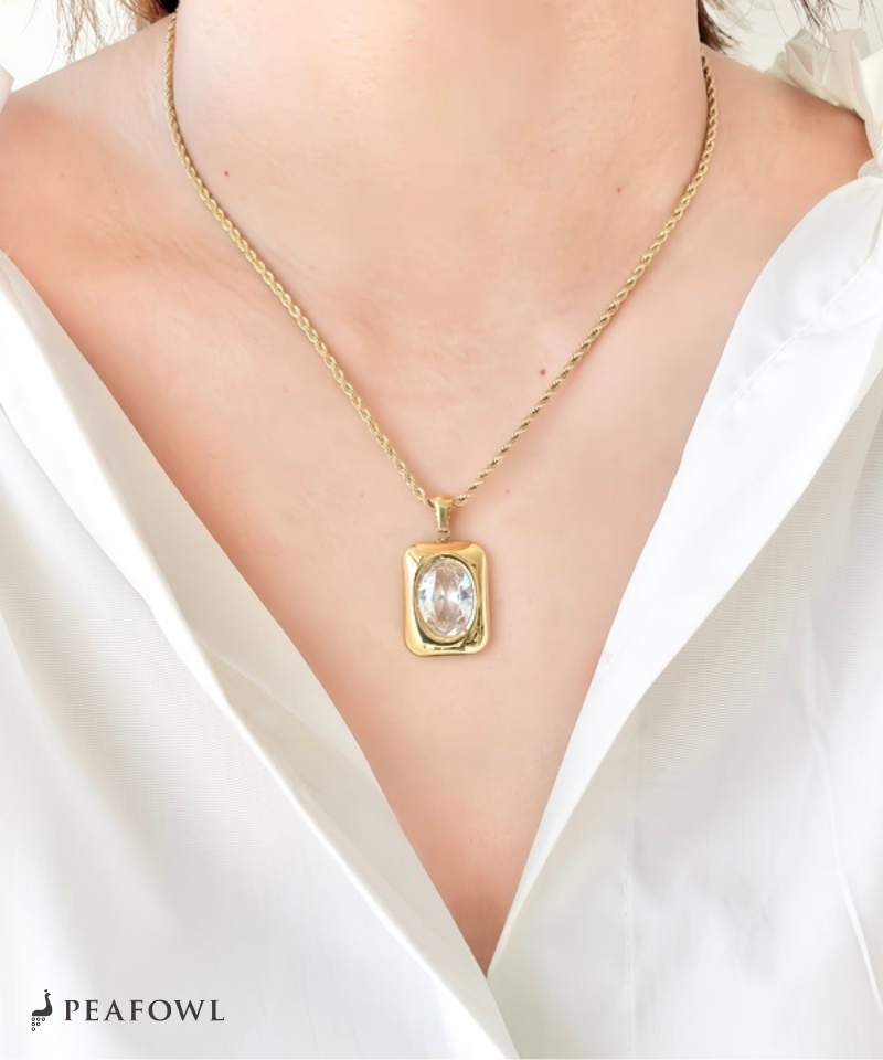 Rope Stone Necklace