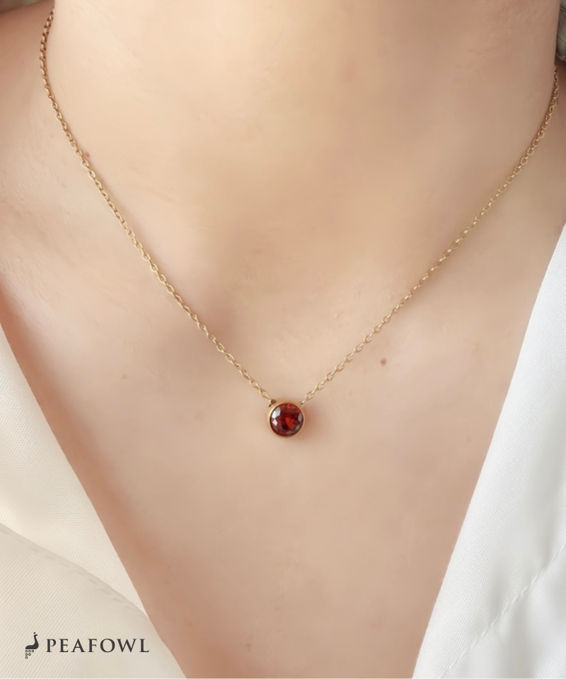 Birthstone Color Necklace